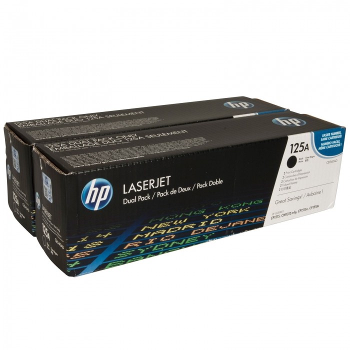 Картридж HP CB540AD 125A оригинальный чёрный для принтеров LASERJET CP1215 | LASERJET CM1312 mfp | LASERJET CP1515n | LASERJET CP1518n