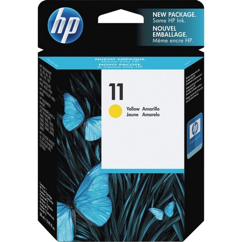 Картридж HP C4838A 11 оригинальный желтый для принтеров Business Inkjet 1000 | Business Inkjet 1100 | Business Inkjet 1200 | Business Inkjet 2200 | Business Inkjet 2230 | Business Inkjet 2250 | Business Inkjet 2280 | Business Inkjet 2300 | Business Inkjet