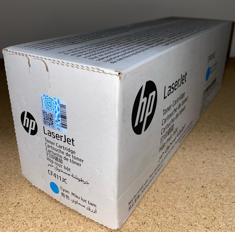 Картридж HP CF411JC оригинальный синий для принтеров Laserjet Pro M452 | Laserjet Pro M477