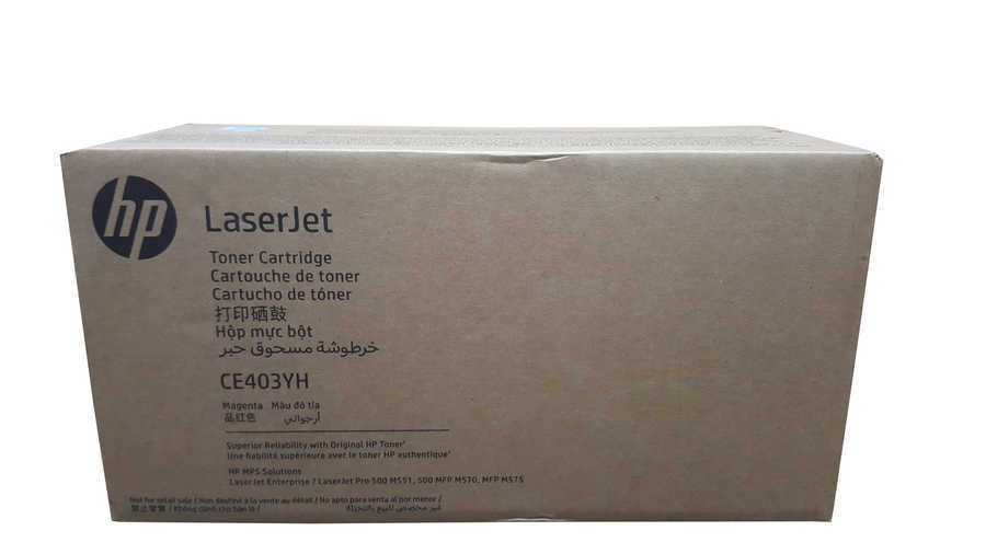 Картридж HP CE403YH 507A оригинальный красный для принтеров LaserJet Enterprise M551 | LaserJet Enterprise M570 | LaserJet Enterprise M576