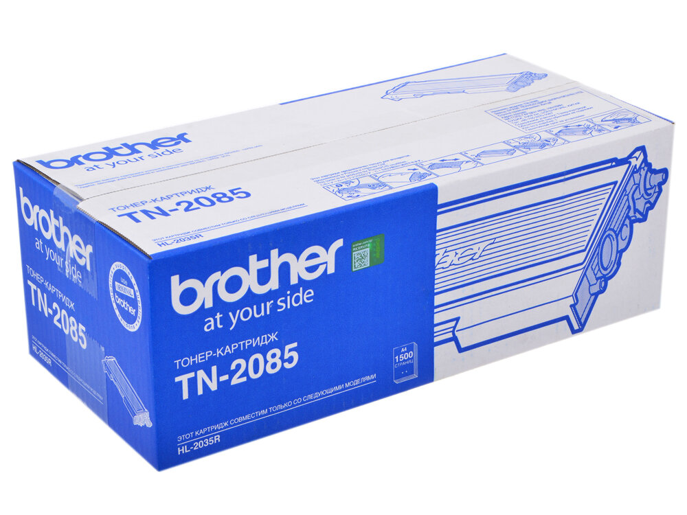 Картридж Brother TN-2085 оригинальный чёрный для принтеров HL-2035R
