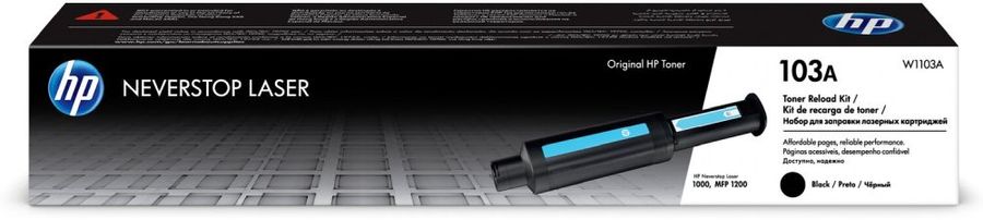 Картридж HP W1103A 103A оригинальный чёрный для принтеров Neverstop Laser 1000 | Neverstop Laser MFP 1200