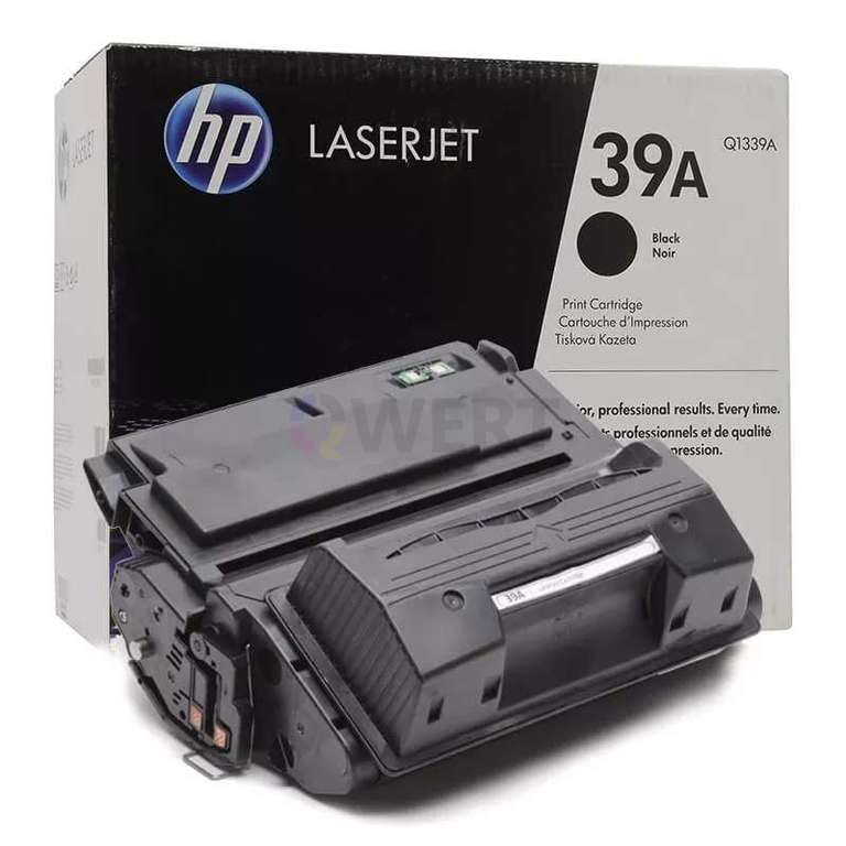 Картридж HP Q1339A 39A оригинальный чёрный для принтеров Laserjet 4300