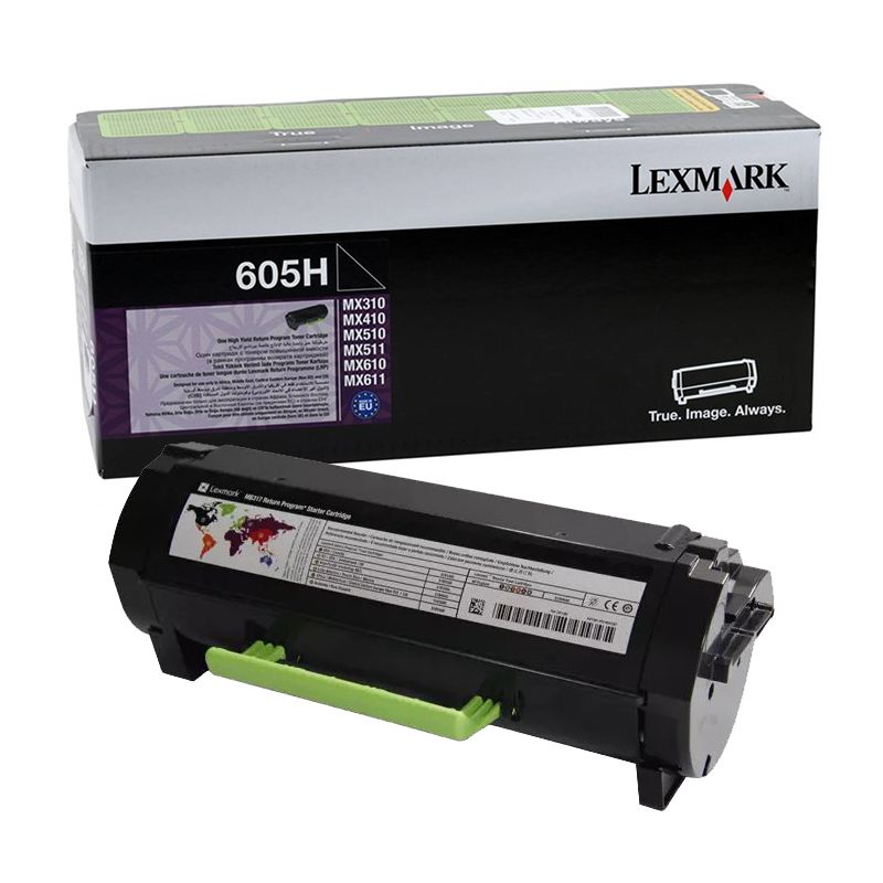 Картридж Lexmark 60F5H00 605H(605) оригинальный чёрный для принтеров MX611de | MX511de | MX410de | MX611dhe | MX511dhe | MX510de | MX310dn | MX511dte