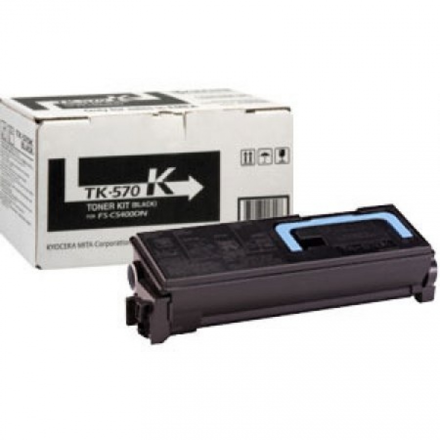 Картридж Kyocera 1T02HG0EU0 TK-570K оригинальный чёрный для принтеров FS-C5400DN