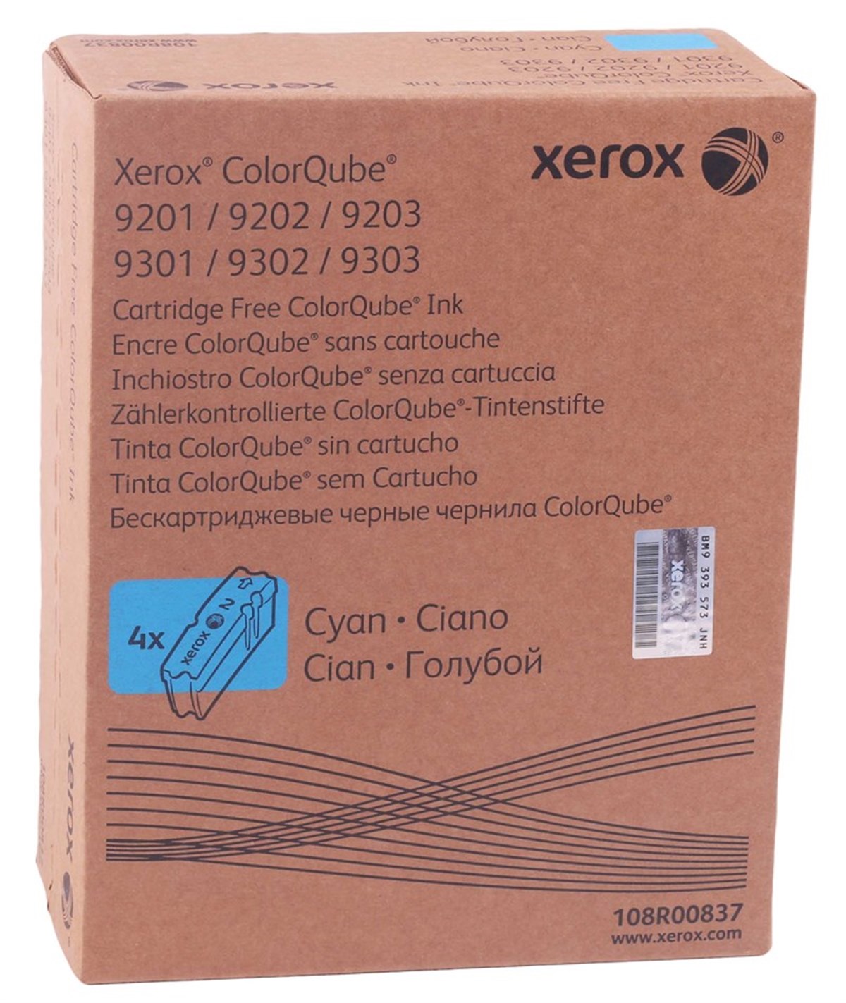 Картридж Xerox 108R00837 оригинальный синий для принтеров ColorQube 9201 | ColorQube 9202 | ColorQube 9203 | ColorQube 9301 | ColorQube 9302 | ColorQube 9303