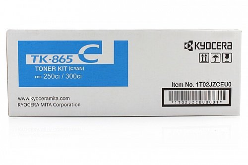 Картридж Kyocera 1T02JZCEU0 TK-865C оригинальный синий для принтеров TASKalfa 250ci | TASKalfa 300ci