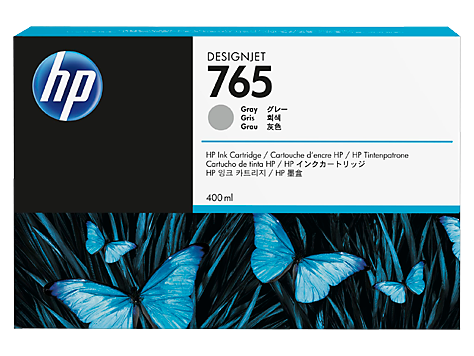 Картридж HP F9J53A 765 оригинальный цветной для принтеров Designjet T7200