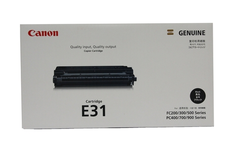 Картридж Canon 1491A004 E31 E30 оригинальный чёрный для принтеров FC200 | FC300 | FC500 | PC400 | PC700 | PC900