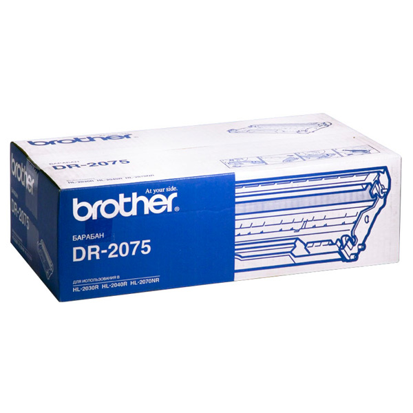 Фотобарабан Brother DR-2075 оригинальный чёрный для принтеров DCP-7010R | DCP-7025R | FAX-2825R | FAX-2920R | HL-2030R | HL-2040R | HL-2070NR | MFC-7420R | MFC-7820NR