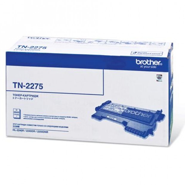 Картридж Brother TN-2275 оригинальный чёрный для принтеров HL-2240R | HL-2240DR | HL-2250DNR