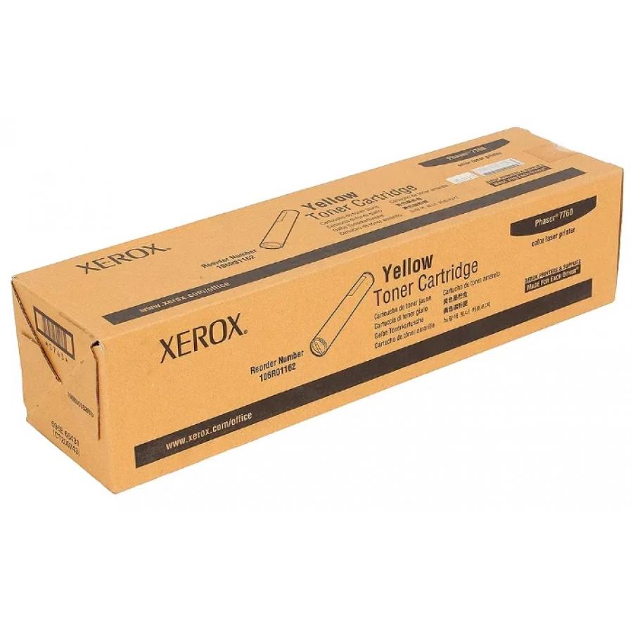Картридж Xerox 106R01162 оригинальный желтый для принтеров Phaser 7760