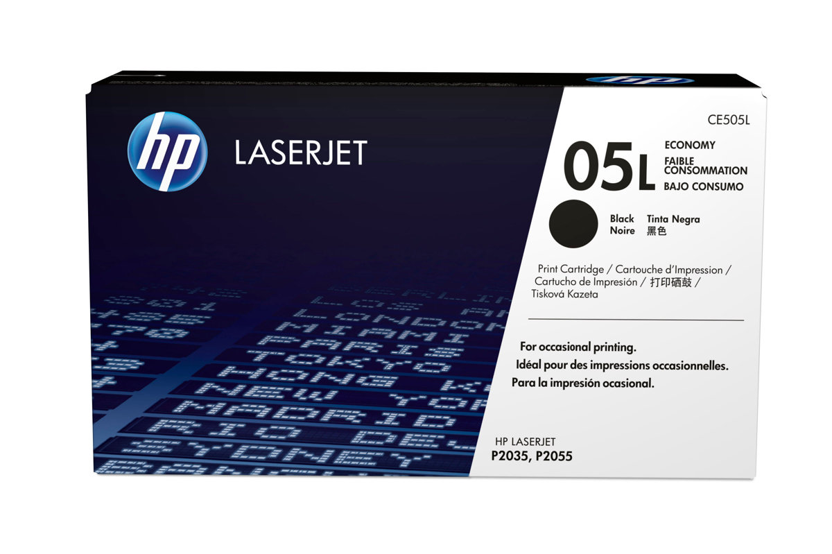 Картридж HP CE505L 05L оригинальный чёрный для принтеров LASERJET P2035 | LASERJET P2055