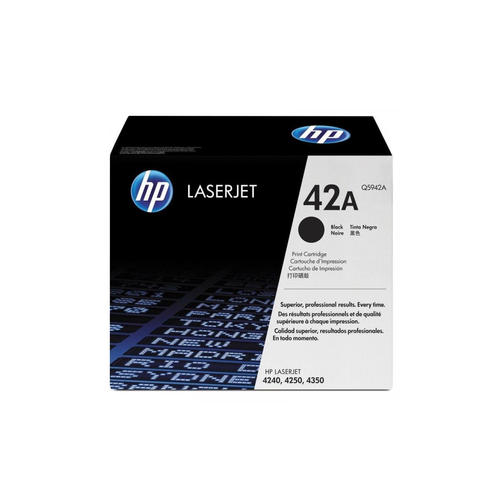 Картридж HP Q5942A 42A оригинальный чёрный для принтеров Laserjet 4240 | Laserjet 4250 | Laserjet 4350