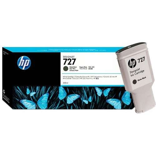 Картридж HP C1Q12A 727 оригинальный чёрный для принтеров Designjet T920 | Designjet T1500 | Designjet T2505