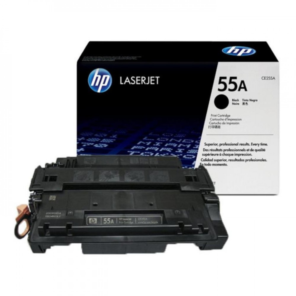 Картридж HP CE255A 55A оригинальный чёрный для принтеров LaserJet Enterprise P3015 | LaserJet Enterprise 500 MFP M525