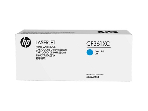 Картридж HP CF361XC оригинальный синий для принтеров Laserjet Enterprise M552 | Laserjet Enterprise M553