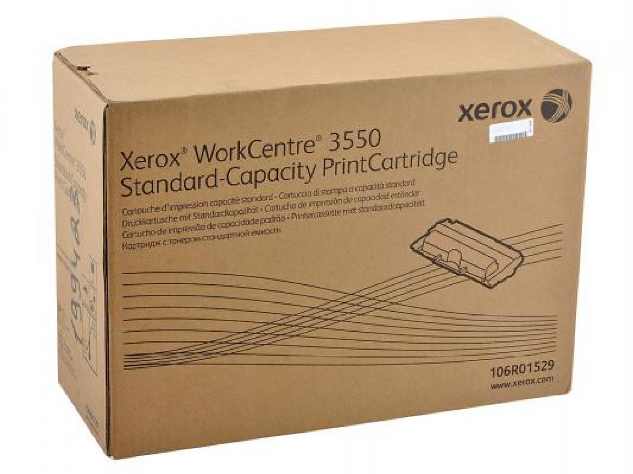 Картридж Xerox 106R01529 оригинальный чёрный для принтеров WorkCentre 3550