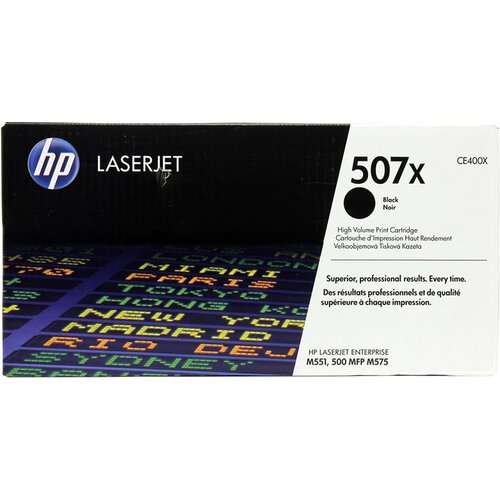 Картридж HP CE400X 507X оригинальный чёрный для принтеров LaserJet Enterprise M551 | LaserJet Enterprise 500 MFP | LaserJet Enterprise M575