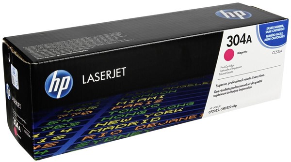 Картридж HP CC533A 304A оригинальный красный для принтеров LASERJET CP2025 | LASERJET CM2320 mfp