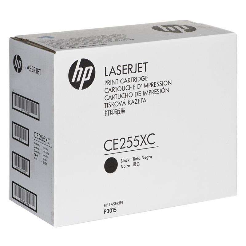 Картридж HP CE255XC оригинальный чёрный для принтеров LaserJet Enterprise P3015 | LaserJet Enterprise 500 MFP M525
