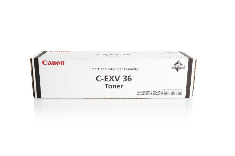 Картридж Canon 3766B002 C-EXV36Bk оригинальный чёрный для принтеров imageRUNNER ADVANCE 6275i | imageRUNNER ADVANCE 6265i | imageRUNNER ADVANCE 6255 | imageRUNNER ADVANCE 6555i | imageRUNNER ADVANCE 6555i PRT | imageRUNNER ADVANCE 6565i | imageRUNNER ADVA