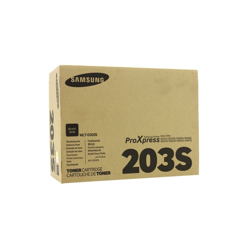 Картридж Samsung MLT-D203S оригинальный чёрный для принтеров SL-M3820 | 4020 | 4070