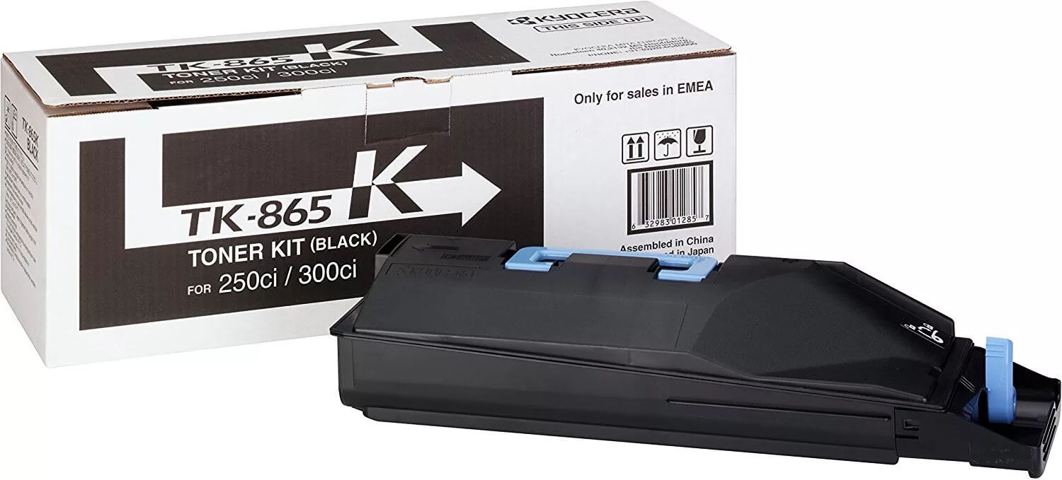 Картридж Kyocera 1T02JZ0EU0 TK-865K оригинальный чёрный для принтеров TASKalfa 250ci | TASKalfa 300ci