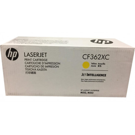 Картридж HP CF362XC оригинальный желтый для принтеров Laserjet Enterprise M552 | Laserjet Enterprise M553
