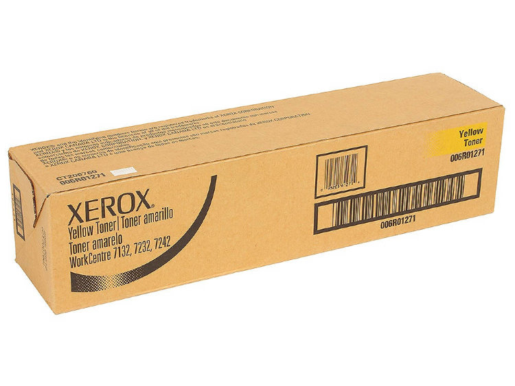 Картридж Xerox 006R01271 оригинальный желтый для принтеров WorkCentre 7132 | WorkCentre 7232 | WorkCentre 7242