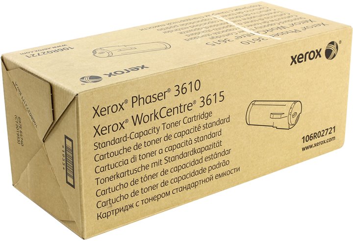 Картридж Xerox 106R02721 оригинальный чёрный для принтеров Phaser 3610 | WorkCentre 3615