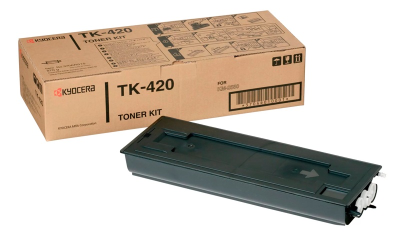 Картридж Kyocera 370AR010 TK-420 оригинальный чёрный для принтеров KM-2550