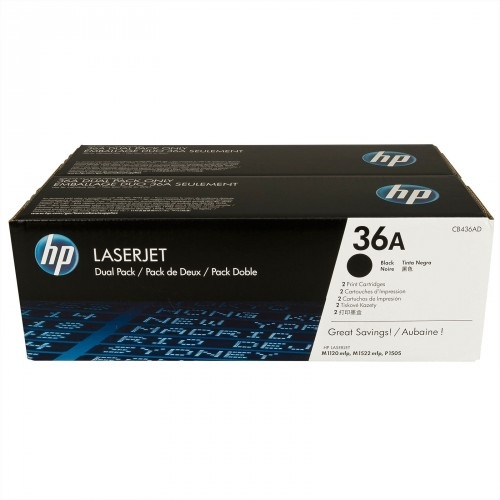 Картридж HP CB436AD (CB436AF) 36A оригинальный чёрный для принтеров LASERJET M1120 mfp | LASERJET M1522 mfp | LASERJET P1505