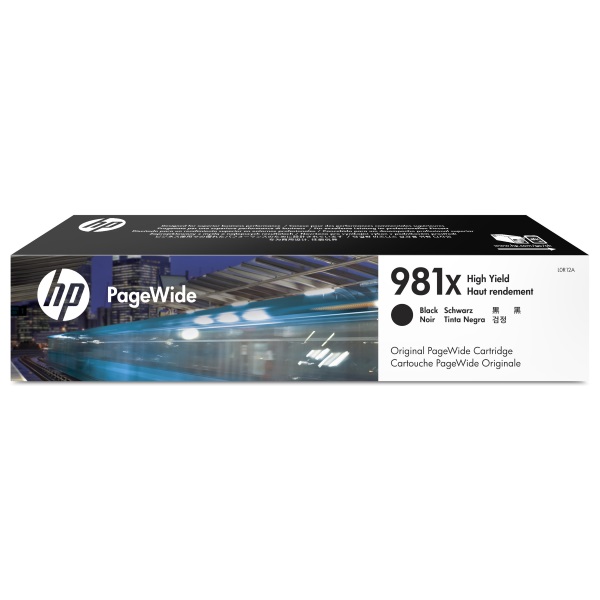 Картридж HP L0R12A №981X оригинальный чёрный для принтеров Pagewide Enterprise Color 556 | Pagewide Enterprise Color MFP 586