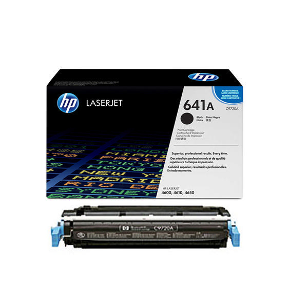 Картридж HP C9720A 641A оригинальный чёрный для принтеров LASERJET 4600 | LASERJET 4610 | LASERJET 4650