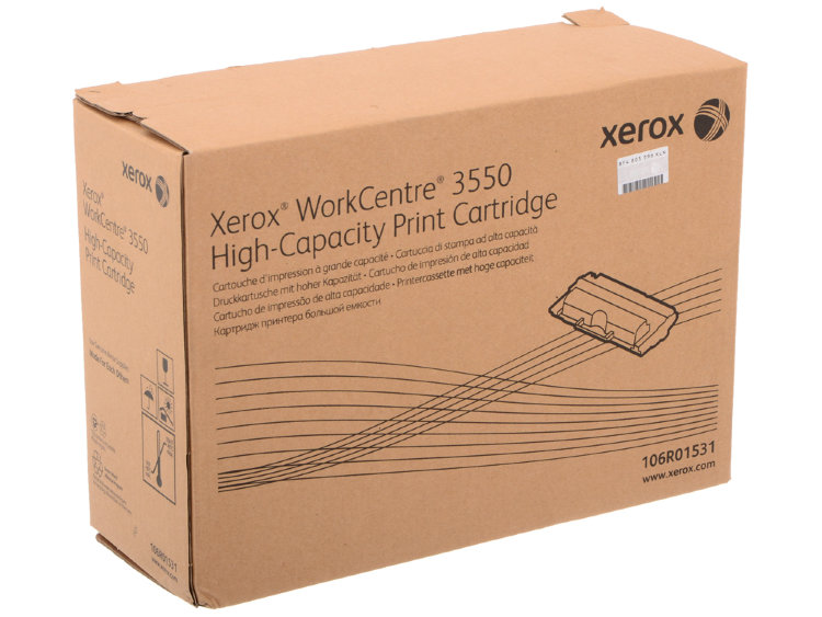 Картридж Xerox 106R01531 оригинальный чёрный для принтеров WorkCentre 3550