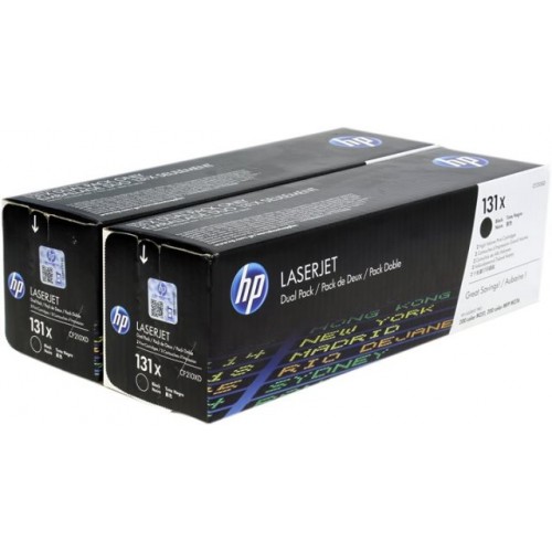 Комплект картриджей HP CF210XD 131X оригинальный чёрный для принтеров LASERJET PRO 200 color M251 | LASERJET PRO 200 color MFP M276