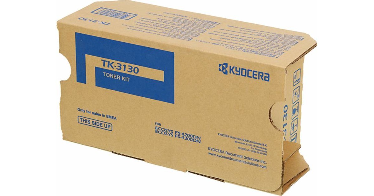 Картридж Kyocera 1T02LV0NL0 TK-3130 оригинальный чёрный для принтеров FS-4200DN | FS-4300DN | ECOSYS M3550idn | ECOSYS M3560idn