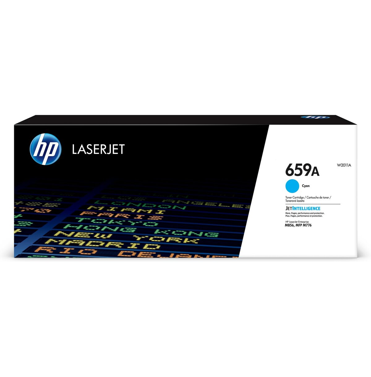 Картридж HP W2011A 659A оригинальный синий для принтеров Laserjet Enterprise M856 | Laserjet Enterprise MFP M776