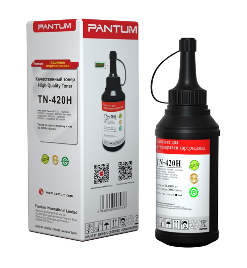 Заправочный комплект Pantum TN-420H оригинальный чёрный для принтеров P3010 | P3300 | M6700 | M6800 | M7100