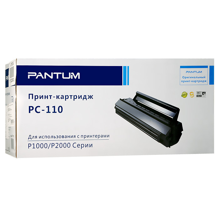 Картридж Pantum PC-110H оригинальный чёрный для принтеров P1000 | P2000