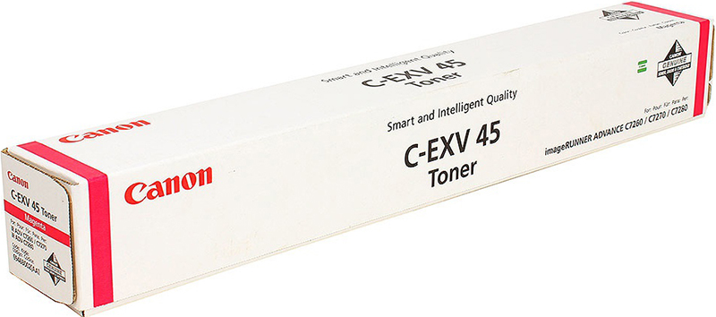 Картридж Canon 6946B002 C-EXV45 M оригинальный красный для принтеров imageRUNNER ADVANCE C7260i | imageRUNNER ADVANCE C7270i | imageRUNNER ADVANCE C7280i