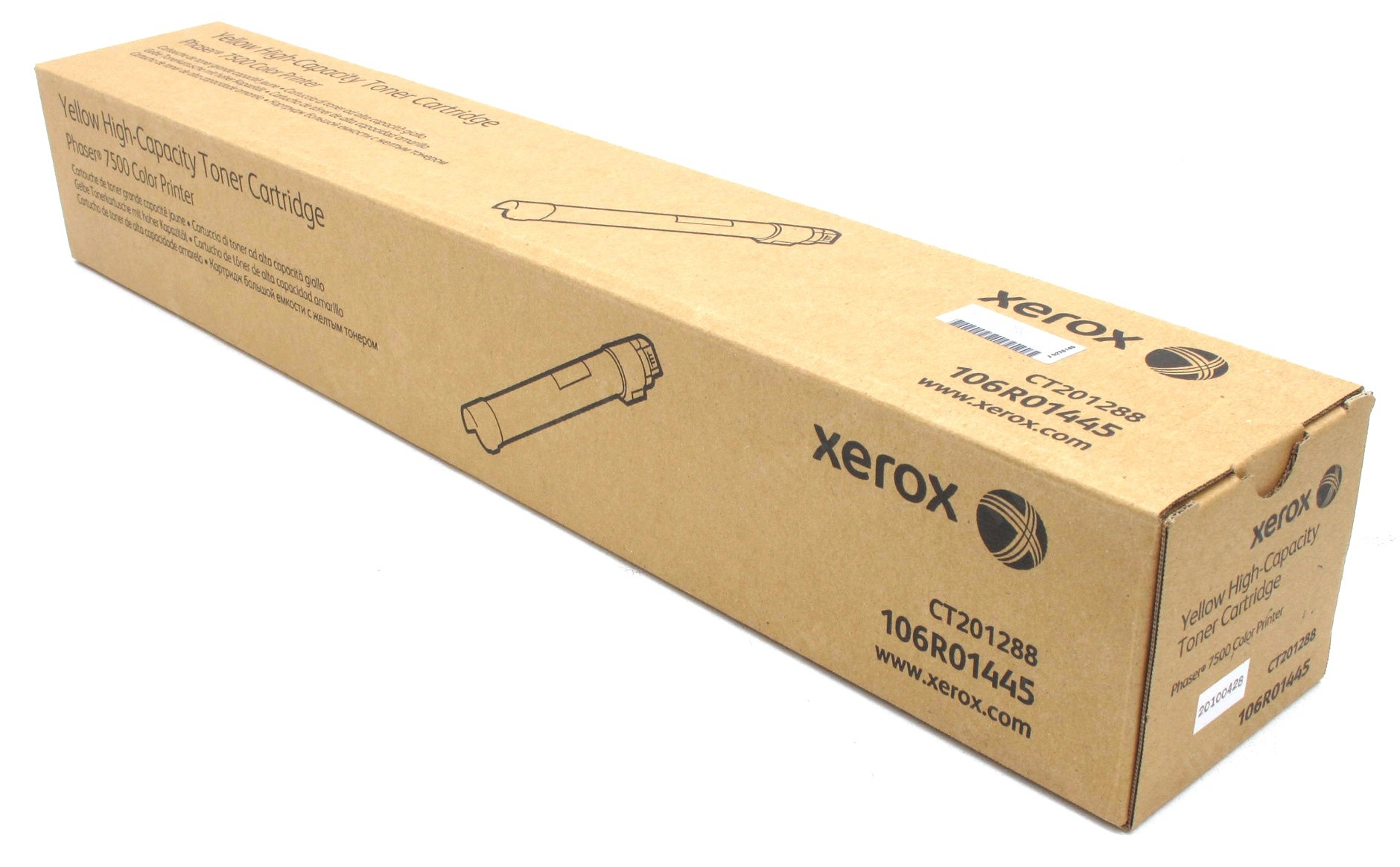 Картридж Xerox 106R01445 оригинальный желтый для принтеров Phaser 7500 | Phaser 7500DN | Phaser 7500DT | Phaser 7500DX | Phaser 7500N
