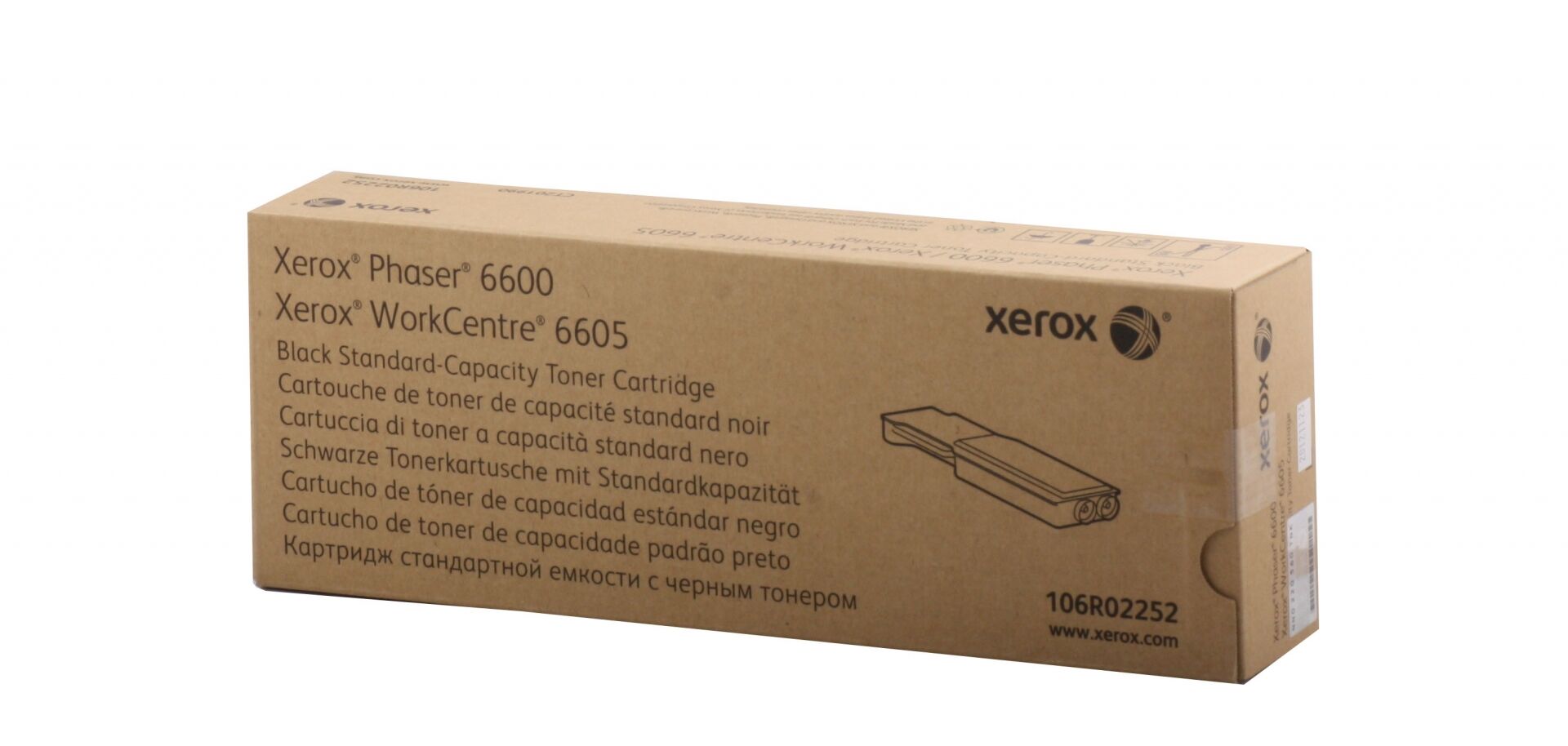 Картридж Xerox 106R02252 оригинальный чёрный для принтеров Phaser 6600 | WorkCentre 6605