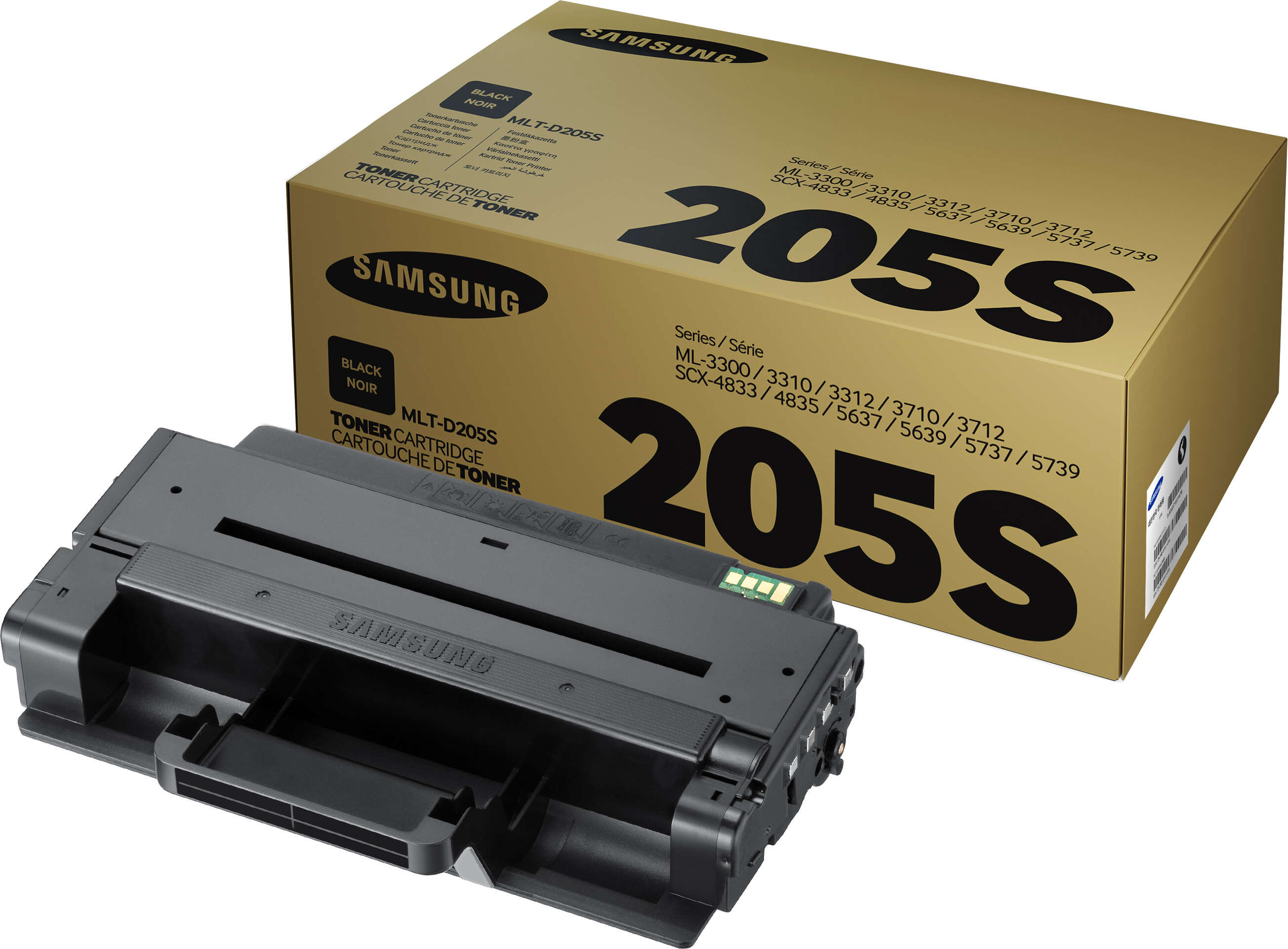 Картридж Samsung MLT-D205S оригинальный чёрный для принтеров ML-3310 | 3710 | SCX-4833 | 5637