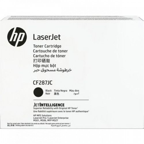 Картридж HP CF287JC оригинальный чёрный для принтеров Laserjet Enterprise M506 | Laserjet Enterprise MFP M528