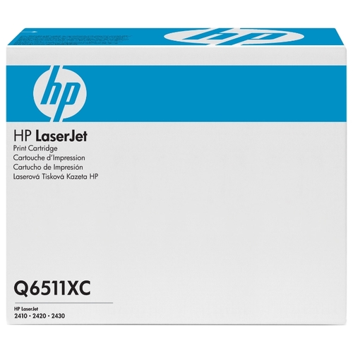 Картридж HP Q6511XC оригинальный чёрный для принтеров Laserjet 2410 | Laserjet 2420 | Laserjet 2430