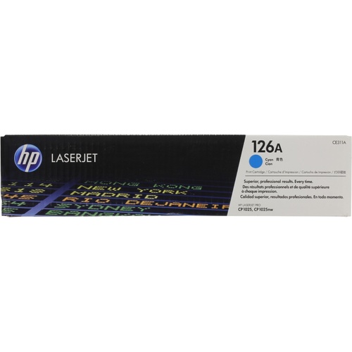 Картридж HP CE311A 126A оригинальный синий для принтеров LASERJET PRO CP1025 | LASERJET PRO CP1025nw