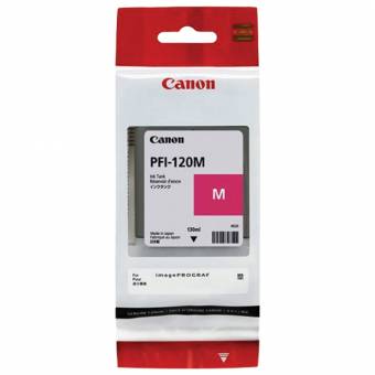 Картридж Canon 2887C001 PFI-120M оригинальный красный для принтеров imagePROGRAF TM-200 | imagePROGRAF TM-205 | imagePROGRAF TM-300 | imagePROGRAF TM-305