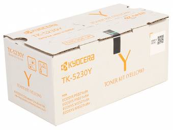 Картридж Kyocera 1T02R9ANL0 TK-5230Y оригинальный желтый для принтеров ECOSYS P5021cdn | ECOSYS P5021cdw | ECOSYS M5521cdn | ECOSYS M5521cdw